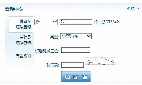 金华车辆违章查询_金华车辆违章查询网